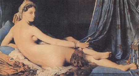 Jean-Auguste Dominique Ingres The Great Odalisque (mk35) oil painting picture